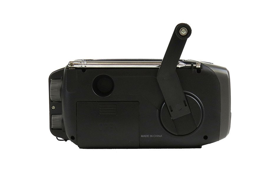 Kaito KA350GN Voyager Trek Solar/Crank AM/FM/SW NOAA Weather Radio with 5-LED Flashlight, Green N16