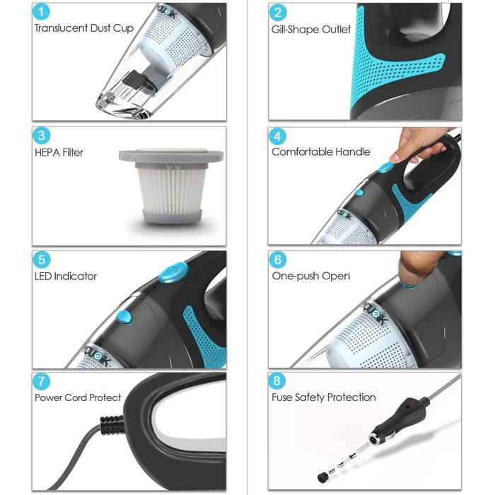 The Car Vac - Younik CV-12V75W Vehicle Vacuum Cleaner N5