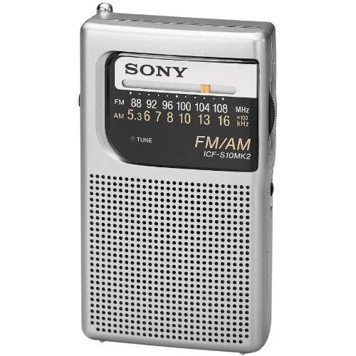 Sony All in One Compact Design Pocket Portable Size AM/FM Radio with ...