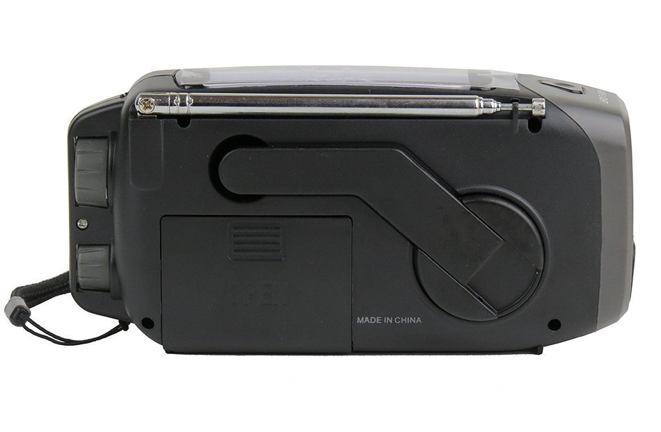 Kaito KA350GN Voyager Trek Solar/Crank AM/FM/SW NOAA Weather Radio with 5-LED Flashlight, Green N20