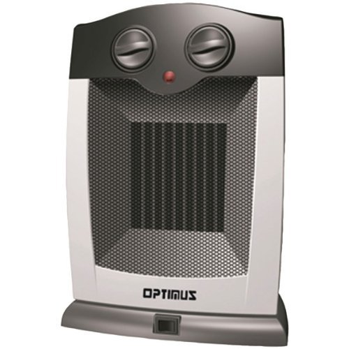 New OPTIMUS H-7248 Portable Oscillating Ceramic Heater with Thermostat