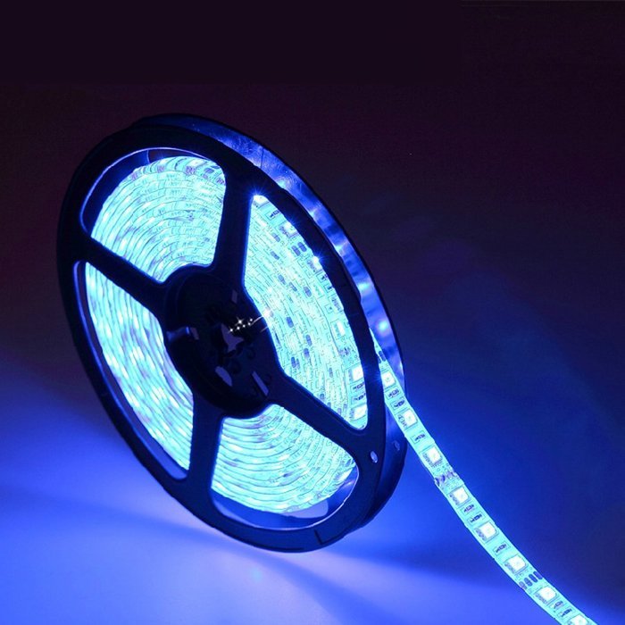 TOP YAO 16.4ft 3528 120led/m SMD Flexible Ribbon 600 LED 9.6w/m Waterproof Cuttable Strip Light for Home Party... N21