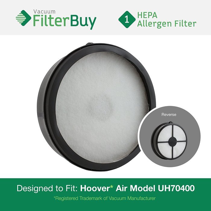 Hoover WindTunnel Air Model UH70400 HEPA Vacuum Filter. Designed by FilterBuy to replace Hoover Part # 303902001.