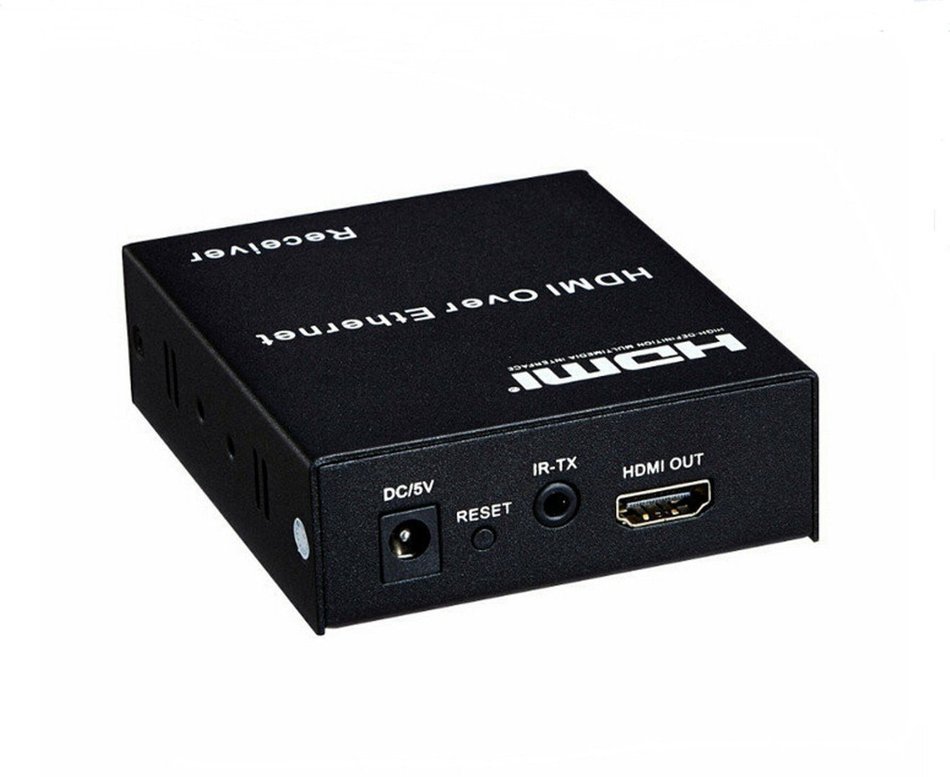 E-SDS HDMI Extender over Ethernet Single Cat5e Cat6 Cable Up to 395ft(120m) with IR, Support 1080p ,HDMI 1.3,... N4