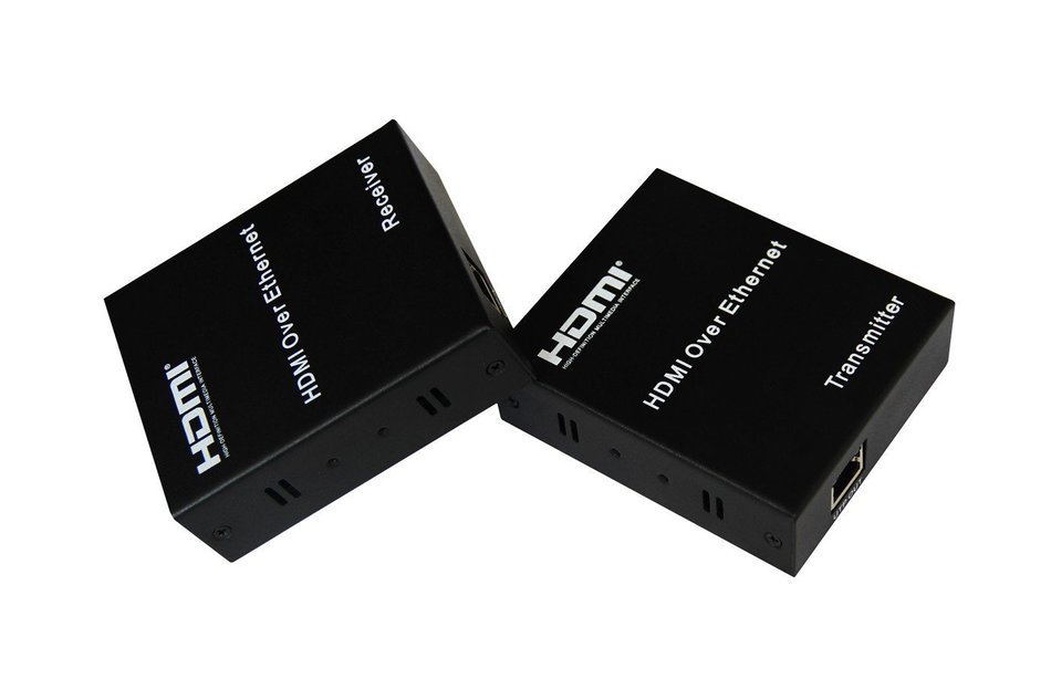 E-SDS HDMI Extender over Ethernet Single Cat5e Cat6 Cable Up to 395ft(120m) with IR, Support 1080p ,HDMI 1.3,... N5