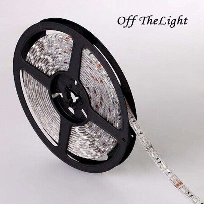 TOP YAO 16.4ft 3528 120led/m SMD Flexible Ribbon 600 LED 9.6w/m Waterproof Cuttable Strip Light for Home Party... N25