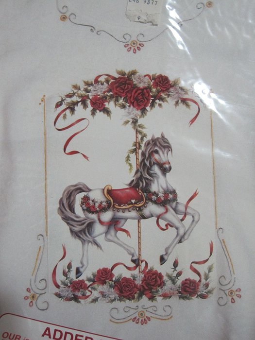 Dimensions Iron-On Transfer (Christmas Carousel by Toni Baley) N2