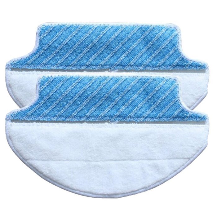 2-pack Wet & Dry Microfiber Mop Pad Mopping Cloth For Ecovacs Deebot DT85 DT83 eDM81 N5