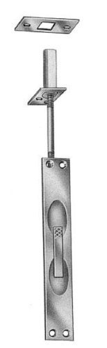 Baldwin 060011218 Flush Bolt, 18, Aged Bronze by Baldwin