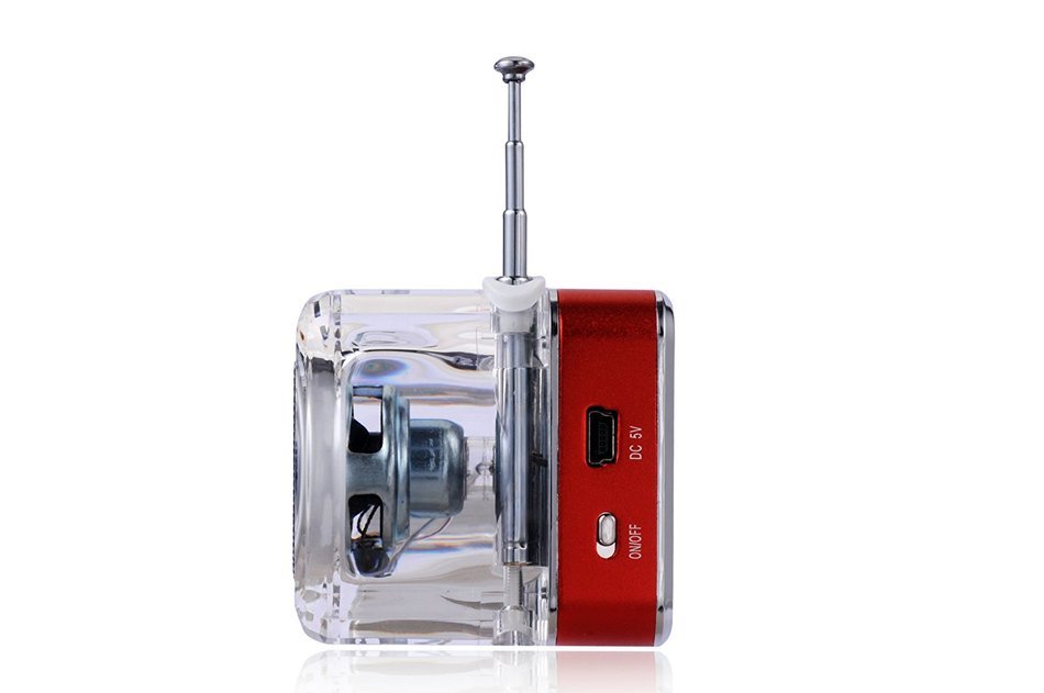 TT029 Portable Mini Music Speaker Support SD/TF Card With Alarm Clock FM Radio And LCD Screen Synchronous lyrics... N4