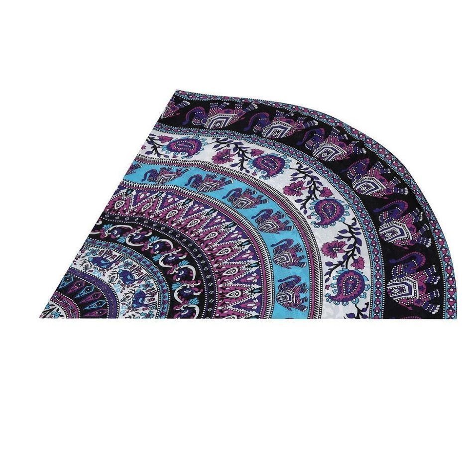 Table Cloth Buedvo Round Beach Pool Home Shower Towel Blanket Table Cloth Yoga Mat