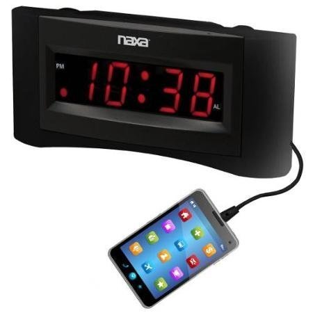 Naxa Nrc-165 Desktop Clock Radio - Mono - 2 X Alarm - Fm - Usb (nrc-165) WLM