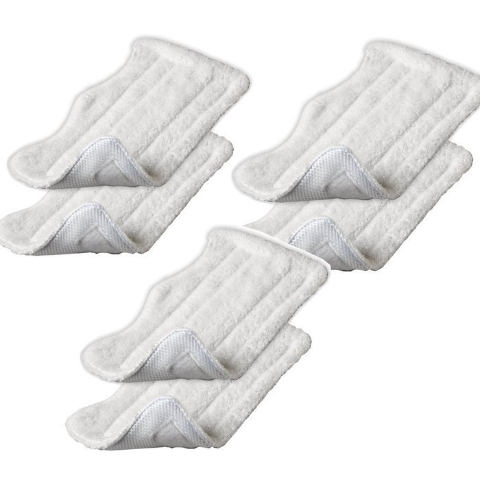 Amariver Microfiber Replacement Pads for Shark Steam Euro-Pro Mop (Set of 6) N4