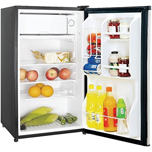New MAGIC CHEF MCBR350S2 3.5 Cubic-ft Refrigerator (Stainless Look)