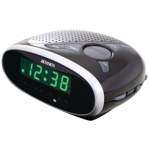 New JENSEN JCR-175 AM/FM Alarm Clock Radio
