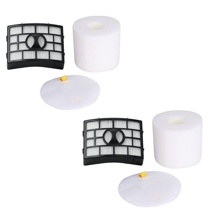 2 Packs Hepa Foam & Felt Filter Kit for Shark NV755 UV795 Rarator Powered Lift-Away XL Capacity Vacuum Cleaner... N2