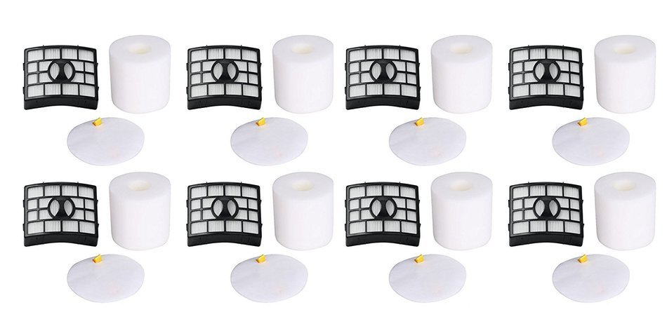 2 Packs Hepa Foam & Felt Filter Kit for Shark NV755 UV795 Rarator Powered Lift-Away XL Capacity Vacuum Cleaner... N3