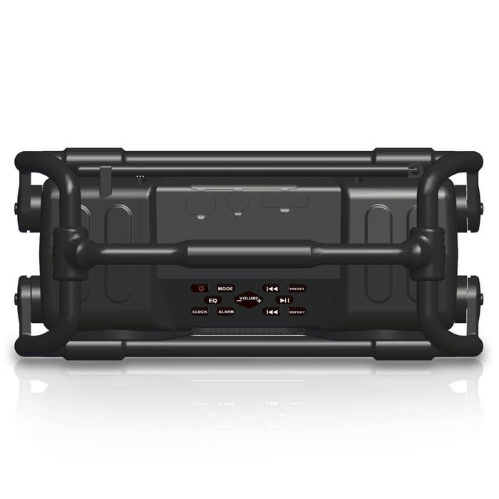 Pyle Industrial BoomBoX Bluetooth Stereo Speaker, Rugged Water-Resistant Radio Boom Box, Rechargeable Battery,... N10