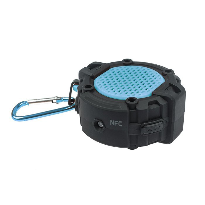 BlueFire Bluetooth 4.0 Outdoor Speaker w/ Mic, Hook & Flashlight - Waterproof Wireless Speakers for Bathroom,... N16