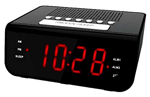 Sonnet R-1655 Single Day Alarm Clock Radio w/ Dual Alarms