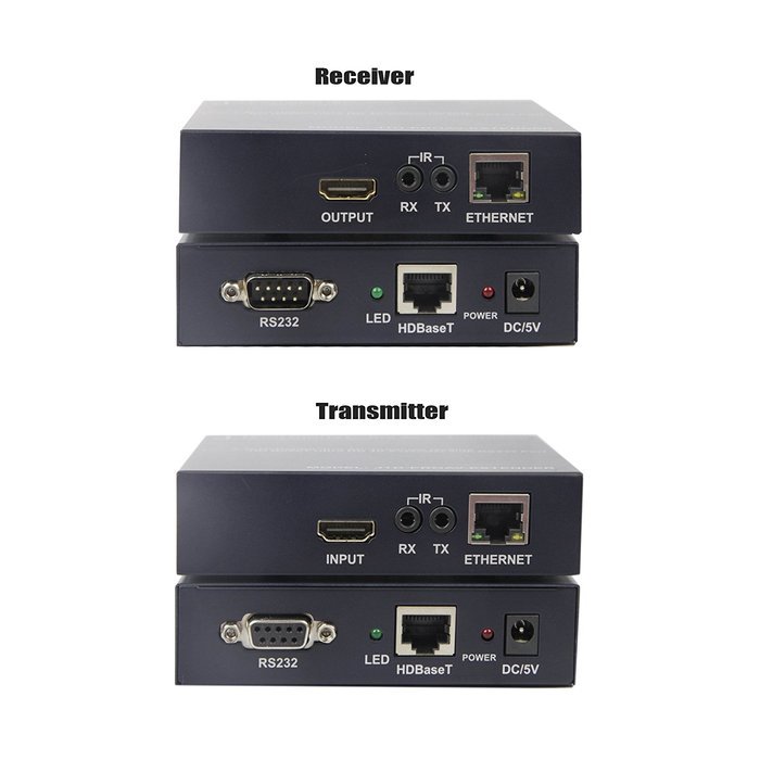 J-Tech Digital(Receiver Only) Hdmi Extender Over Tcp/ip Ethernet/over Single Cat5e/cat6 Cable 1080p with IR Remote... N20