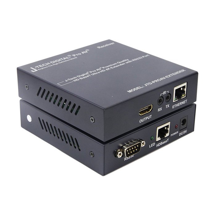 J-Tech Digital(Receiver Only) Hdmi Extender Over Tcp/ip Ethernet/over Single Cat5e/cat6 Cable 1080p with IR Remote... N21