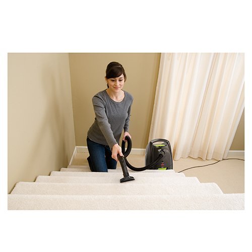 Bissell Canister Upright Vacuum Cleaner, with Cyclonic Cleaning System, Lightweight & Powerful Suction with Telescoping... N2