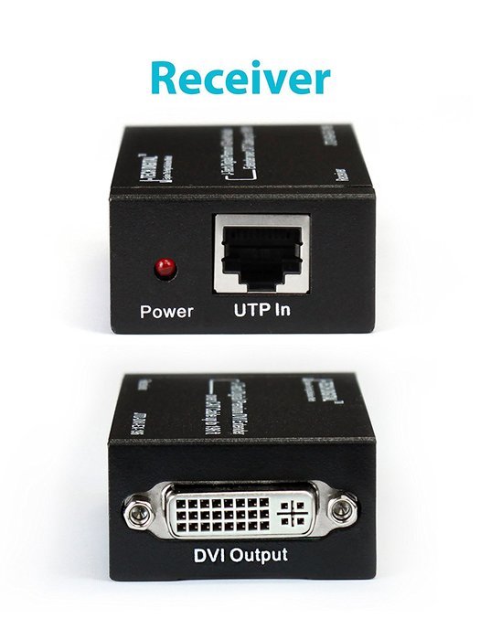 J-Tech Digital(Receiver Only) Hdmi Extender Over Tcp/ip Ethernet/over Single Cat5e/cat6 Cable 1080p with IR Remote... N22