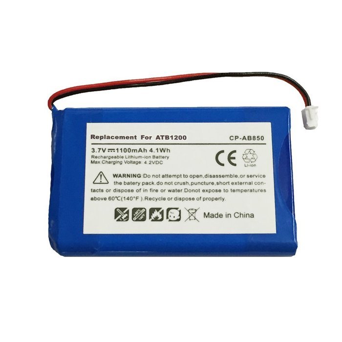 Replacement High Capacity 1100mAh ATB-850 ATB-950 ATB-1200 Battery for RTI T1 T1-B T2 T2+ T2-B T2-C T2-Cs T3 &...
