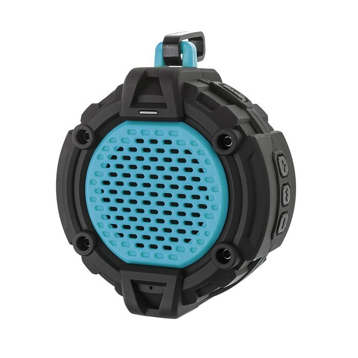 BlueFire Bluetooth 4.0 Outdoor Speaker w/ Mic, Hook & Flashlight - Waterproof Wireless Speakers for Bathroom,... N20
