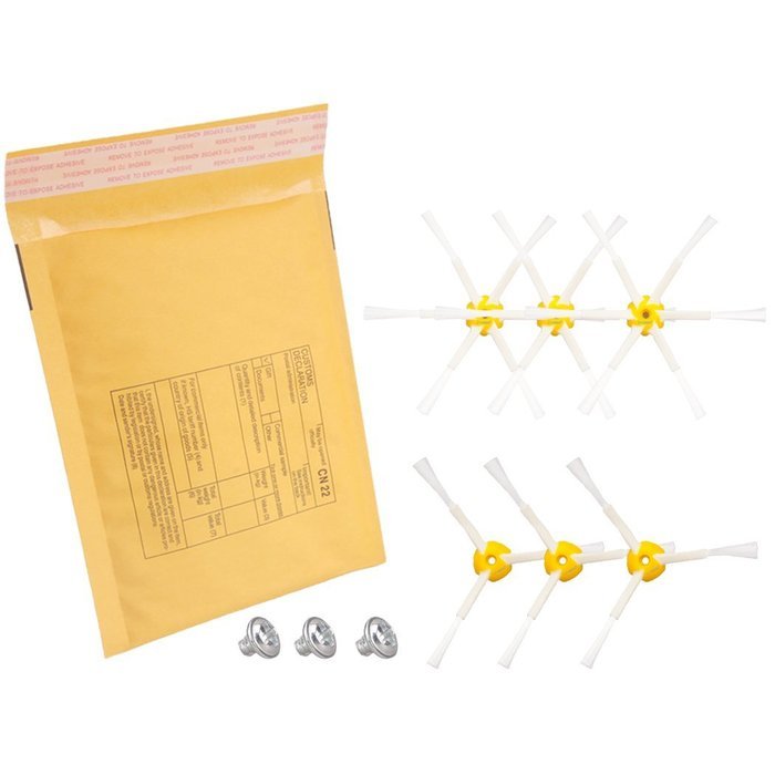 I-clean Replacement Robot Vacuum Cleaner Parts 5Pcs Side Brushes 6-arms & 5Pcs Side Brushes 3-arms for iRobot... N4