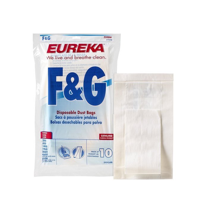 Genuine Eureka F&G Vacuum Bag 54924B - 10 bags