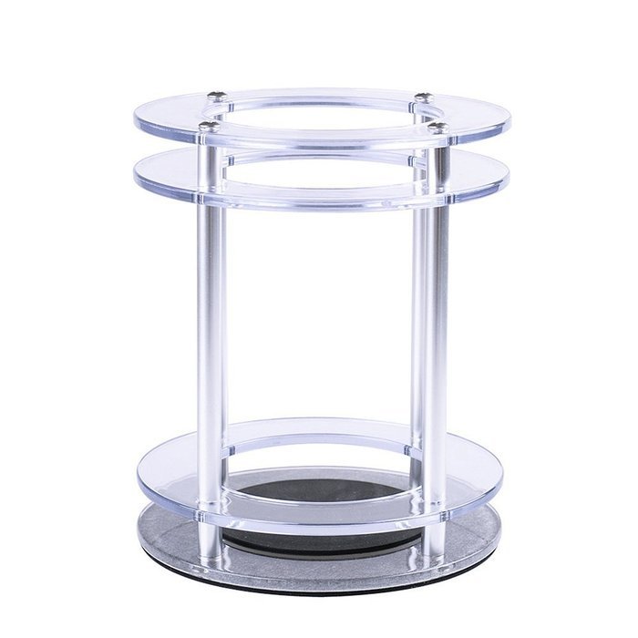 Stable Mount Stand for Amazon Echo Speaker - Protective Accessories (Clear Black) N9