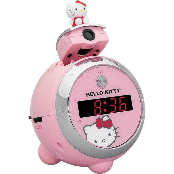 HELLO KITTY KT2054 Projection Clock Radio (Discontinued by Manufacturer)