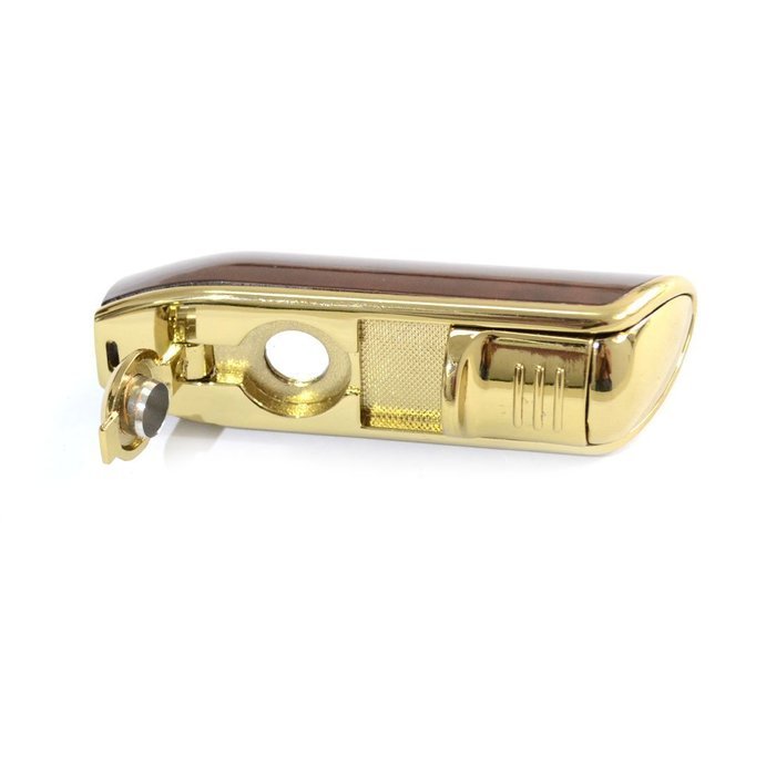 YINO Luxurious Perfect Scorch Torch Triple Jet Flame Butane Cigarette Torch Lighter with Cigar Punch Attachment... N5