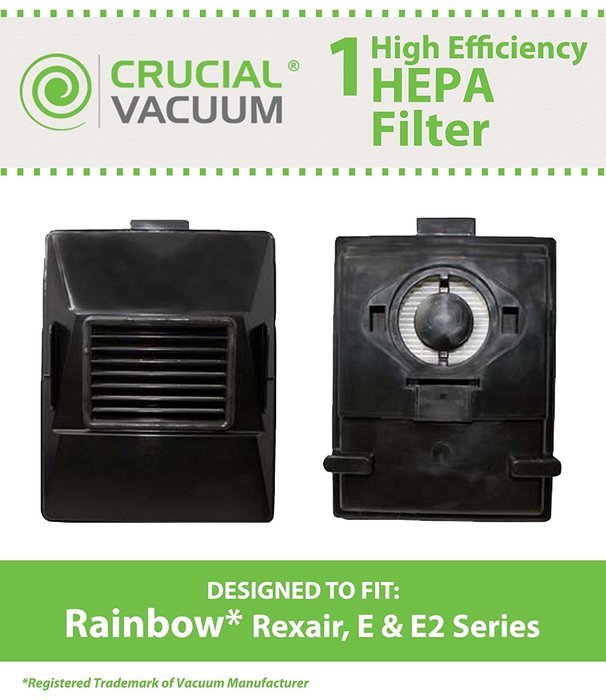 Rainbow Rexair Cleaner E Series Vacuum Cleaner E Series - Washable & Reusable Exhaust HEPA Filter - Compare to...