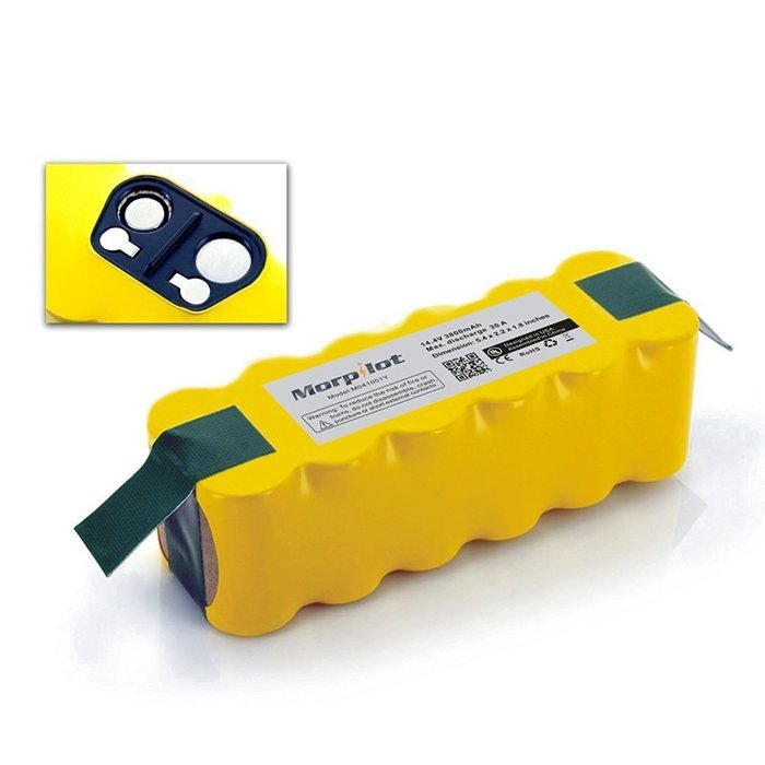 [UL&CE Approval]Morpilot&reg;3800mAh Ni-MH Battery for Irobot Roomba 500 510 530 531 532 533 535 536 540 545 550 552... N10