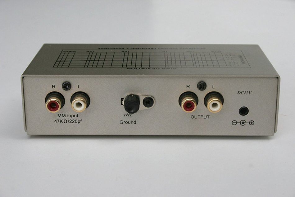 TCC TC-750LC SILVER Professional Moving Magnet Preamp; includes optional PREMIUM HIGH POWER AC Adaptor N2