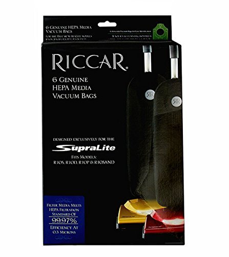 RICCAR SUPERLITE HEPA VACUUM BAGS, RLH-6