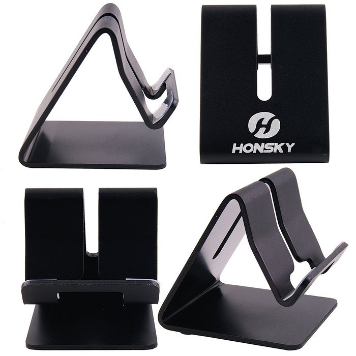 Honsky&reg;Solid Portable Aluminum Desktop Stand Smart Phone Holder for Desk Bed,iPad Mini Stand Tablet Stands for... N13