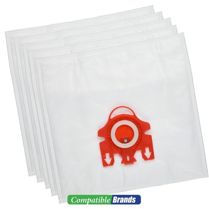 Miele FJM Compatible Canister Vacuum Bags 5 Pack Plus 2 Free Filters Best Value!