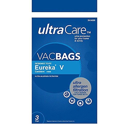 Ultra Care Eureka Style V Canister Vacuum Bags