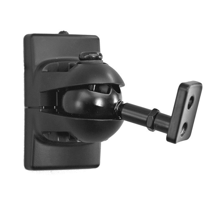 Pinpoint Mounts AM30-Black Universal Wall Mount for Home Theater Speaker N3