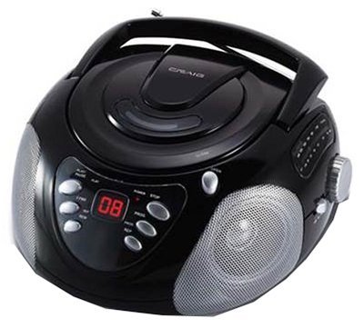 Craig Portable CD Boombox with AM/FM Radio, Black (CD6918)