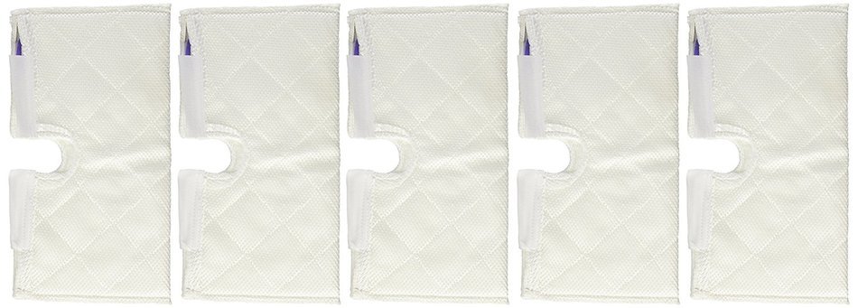 Standard Size (12.5" X 7.5") Steam Mop Replacement Pocket Pads for Erop-pro Shark S3501 S3601 S3901 Se450 (5,...