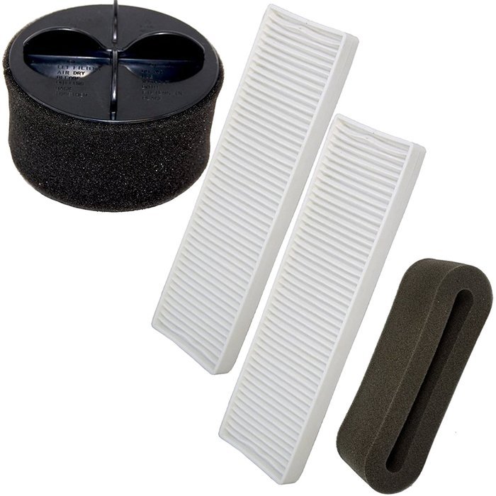 HQRP Filter Kit for Bissell CleanView Helix Vacuum 95P1, 82H1, 82H1H, 82H1M, 82H1R, 82H1T Cleaner + HQRP Coaster