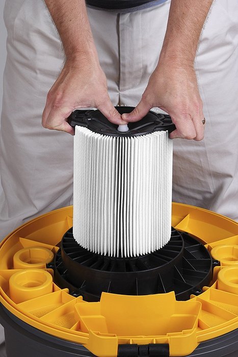 Multi-Fit Wet Dry Vac Filter VF7816 Standard Wet Dry Vacuum Filter (Single Shop Vacuum Cleaner Filter Cartridge... N2