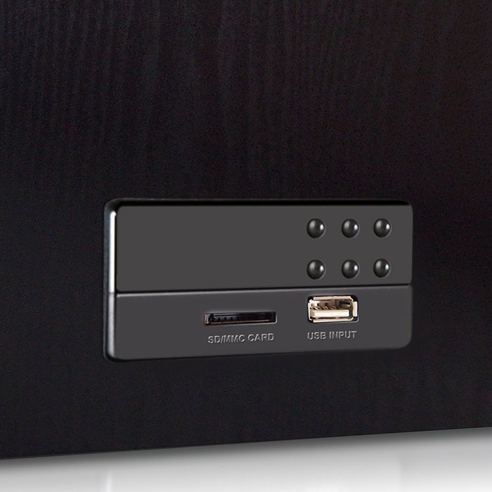 AXESS MSBT3909 2.1 Mini Entertainment System with Bluetooth N4
