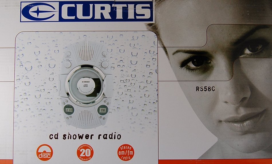 CURTIS RS58C CD Player/Shower Radio