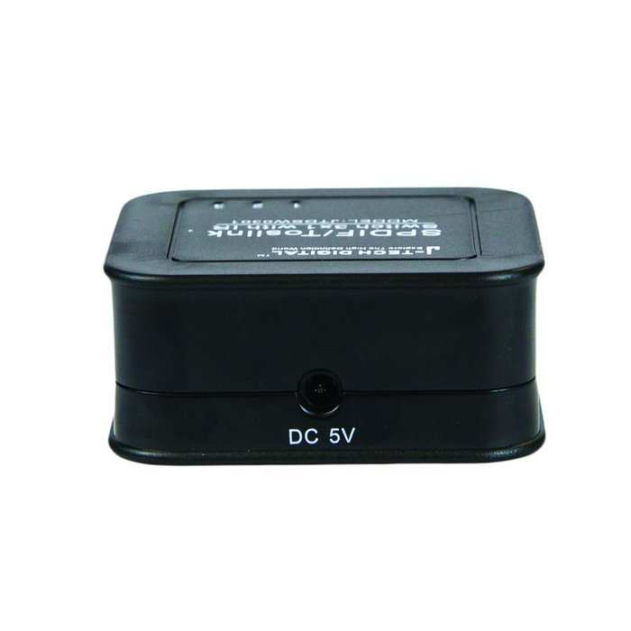 J-Tech Digital &reg; Premium Quality SPDIF TOSLINK Digital Optical Audio 1x3 Splitter (One Input 3 Outputs) N9